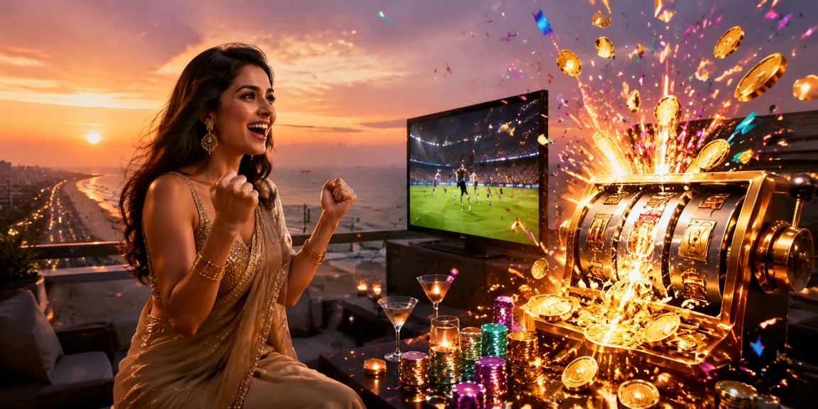 Professional live casino dealer hosting game in India
